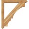Ekena Millwork Balboa Arts and Crafts Rough Sawn Bracket w/ Offset Brace, Western Red Cedar, 6"W x 40"D x 44"H BKT0604X40X44BOA03RWR - alternate 4